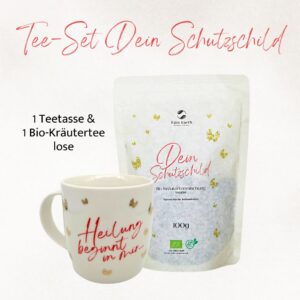 Tee-Set: Teetasse & Dein Schutzschild Tee lose